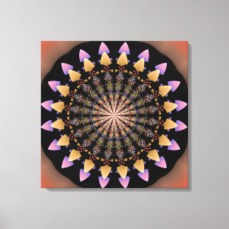 Impressão Em Tela Floral Padrões mandala