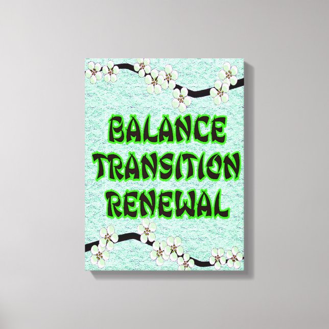 Impressão Em Tela floral vibes (Frente)