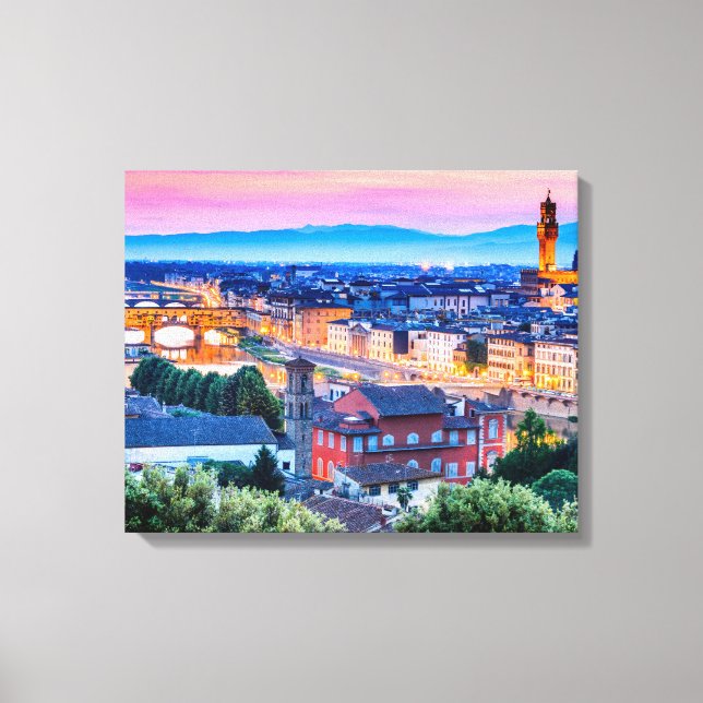 Impressão Em Tela Florence sunset, Itália (Frente)