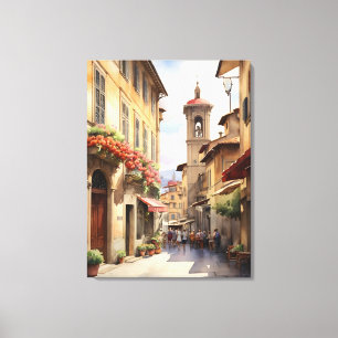 Impressão Em Tela Florence watercolor art