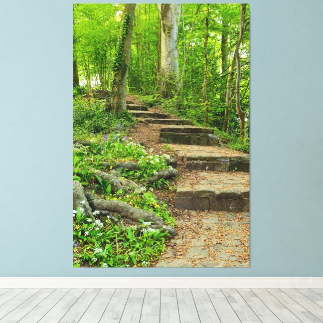 Impressão Em Tela Flores (Insitu(piso de madeira))