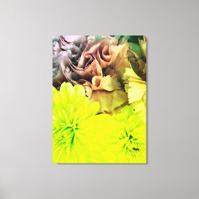 Impressão Em Tela Flores (Frente)