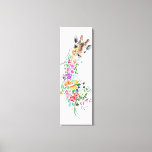 Impressão Em Tela Flores Coloridas Buquê Girafa - Floral de Desenho<br><div class="desc">Buquê De Flores Coloridas Girafa - Que Desenha A Moderna Coleção De Animais Vermelhos Românticos Por MIGNED</div>