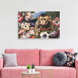 Impressão Em Tela Flores de Aniversário | Gabriel von Max |