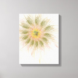 Impressão Em Tela Flores de fantasia fractal suaves e tenra