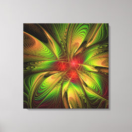 Impressão Em Tela Flores de fantasia fractal suaves e tenra