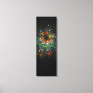 Impressão Em Tela Flores de fantasia fractal suaves e tenra