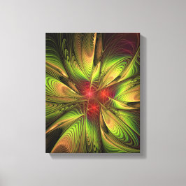 Impressão Em Tela Flores de fantasia fractal suaves e tenra