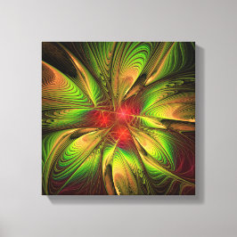 Impressão Em Tela Flores de fantasia fractal suaves e tenra
