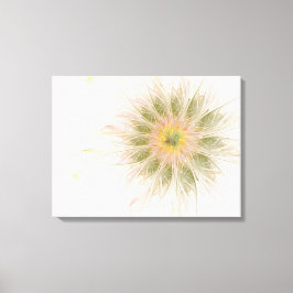 Impressão Em Tela Flores de fantasia fractal suaves e tenra