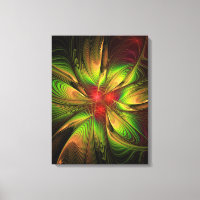 Flores de fantasia fractal suaves e tenra