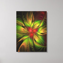 Impressão Em Tela Flores de fantasia fractal suaves e tenra