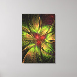 Impressão Em Tela Flores de fantasia fractal suaves e tenra