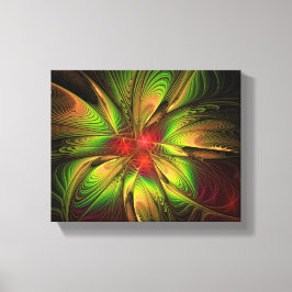 Impressão Em Tela Flores de fantasia fractal suaves e tenra