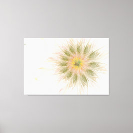 Impressão Em Tela Flores de fantasia fractal suaves e tenra