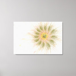 Impressão Em Tela Flores de fantasia fractal suaves e tenra