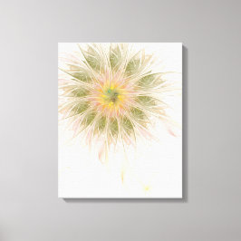 Impressão Em Tela Flores de fantasia fractal suaves e tenra
