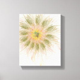 Impressão Em Tela Flores de fantasia fractal suaves e tenra