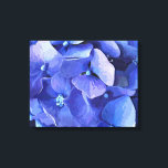 IMPRESSÃO EM TELA FLORES DE JARDIM<br><div class="desc">Uma aquarela de uma bela e vibrante hydrangea azul. com</div>