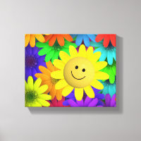 Flores de Rosto Feliz e Bonitas