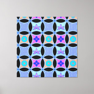 Impressão Em Tela Flores e Padrões