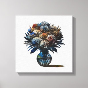 Impressão Em Tela Flores em Vase