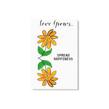 Flores Laranja Amarelo O Amor Cresce
