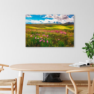 Impressão Em Tela Flores   Montanhas Altai, Sibéria, Rússia