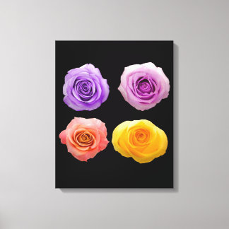 Impressão Em Tela Flores | Zazzle_Growth.