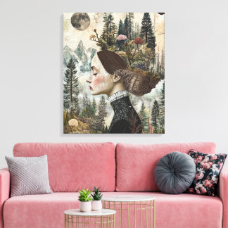 Impressão Em Tela Floresta Encantada por Whimsy