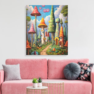 Impressão Em Tela Floresta Encantada por Whimsy