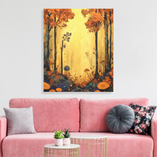 Impressão Em Tela Floresta Encantada por Whimsy