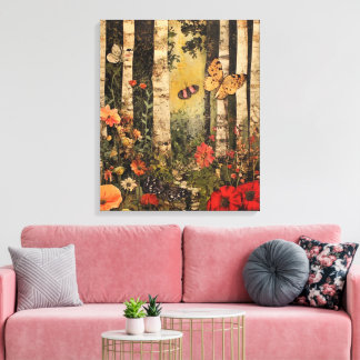 Impressão Em Tela Floresta Encantada por Whimsy