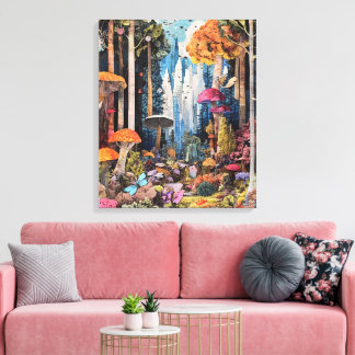 Impressão Em Tela Floresta Encantada por Whimsy