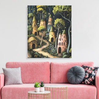 Impressão Em Tela Floresta Encantada por Whimsy