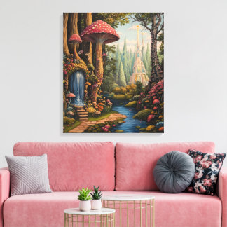 Impressão Em Tela Floresta Encantada por Whimsy