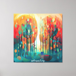 Impressão Em Tela Floresta maravilhosa 3
