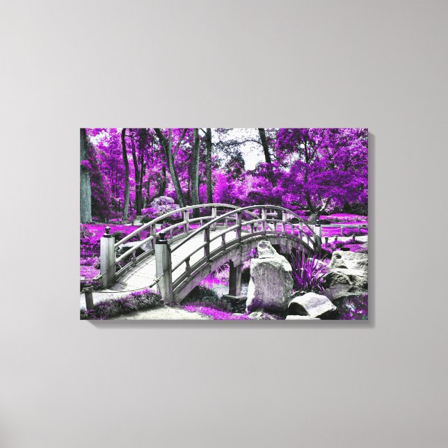 Impressão Em Tela Floresta Roxa da Dreamscape (Frente)