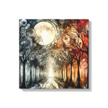 Florestas em lua de cheio