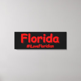 Impressão Em Tela "Flórida" Design. Comprar Agora