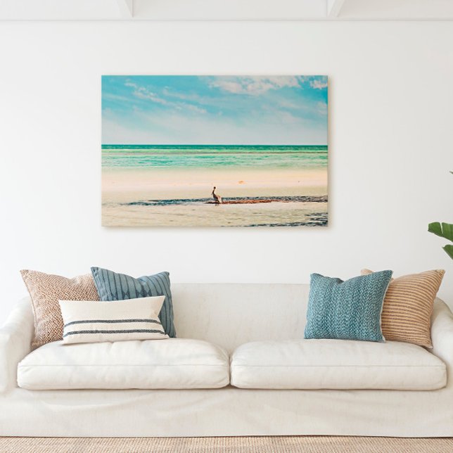 Impressão Em Tela Florida Keys Bahia Honda Pelican Beach Scene (Criador carregado)