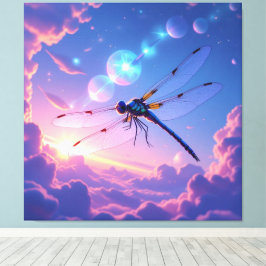 Impressão Em Tela Flügel aus Licht – Die Libelle