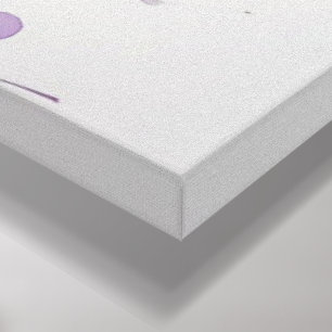 Impressão Em Tela Fluid Harmony - Abstrato Watercolor em Teal, Rosa