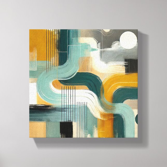 Impressão Em Tela Fluxo harmônico (Frente)