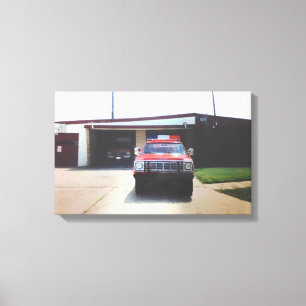 Impressão Em Tela Fogo Vintage Newkirk