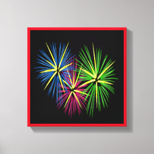 IMPRESSÃO EM TELA FOGOS DE ARTIFÍCIO