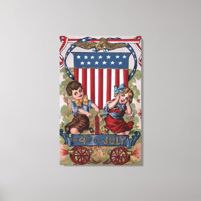 Impressão Em Tela Fogos de Iluminação para Crianças (Frente)