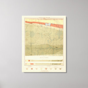 Impressão Em Tela Folha detalhada XXII da geologia