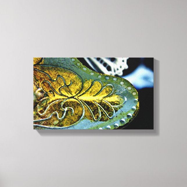 Impressão Em Tela Folha Dourada (Frente)