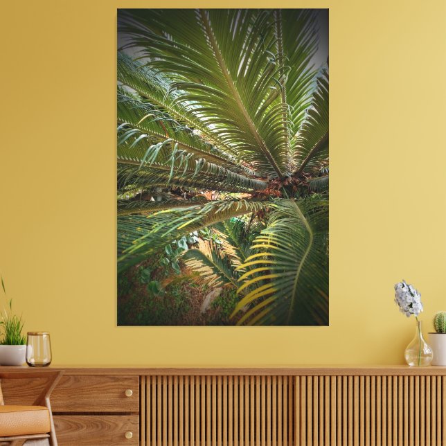 Impressão Em Tela Folhas (Insitu(Sala de estar))